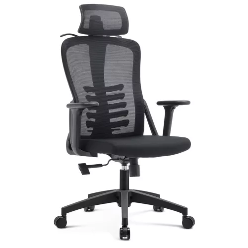 Fotoliu rotativ JULIET ergonomic negru