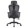 Fotoliu rotativ JULIET ergonomic negru