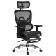 Scaun rotativ ergonomic, culoare negru KAIR