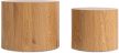 Set măsuțe de cafea culoare stejar natur LEILA