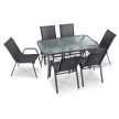 Set mobilier de grădină negru – LIBERTY
