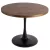Masă de dining 100 cm, culoare stejar rustic/negru LINO