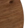 Masă de dining 100 cm, culoare stejar rustic/negru LINO