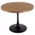 Masă de dining 100 cm, culoare stejar auriu/negru LINO