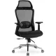 Scaun rotativ ergonomic, culoare negru LITOS