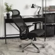 Scaun rotativ ergonomic, culoare negru LITOS