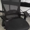 Scaun rotativ ergonomic, culoare negru LITOS