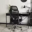 Scaun rotativ ergonomic, culoare negru LITOS