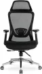 Scaun rotativ ergonomic, culoare negru LITOS
