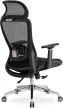 Scaun rotativ ergonomic, culoare negru LITOS