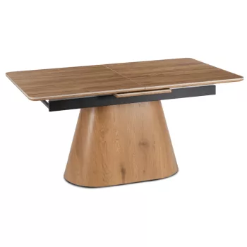  Masă ceramică extensibilă pentru dining 160–200 cm, finisaj stejar LIZBONA