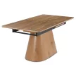 Masă ceramică extensibilă pentru dining 160–200 cm, finisaj stejar LIZBONA