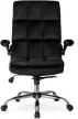 Scaun rotativ LONDON negru catifea