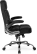 Scaun rotativ LONDON negru catifea