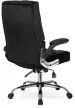 Scaun rotativ LONDON negru catifea