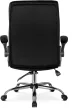 Scaun rotativ LONDON negru catifea