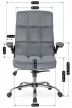 Scaun rotativ LONDON gri
