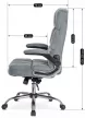 Scaun rotativ LONDON gri
