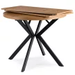Masă extensibilă LUGO 90-190 cm stejar auriu/negru