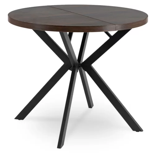 LUGO bővíthető étkezőasztal 90-190 cm dió/fekete