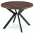Masă de dining extensibilă 100–250 cm, finisaj stejar rustic/negru LUKAS