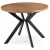 Masă extensibilă de dining 100–250 cm, culoare stejar auriu/negru LUKAS