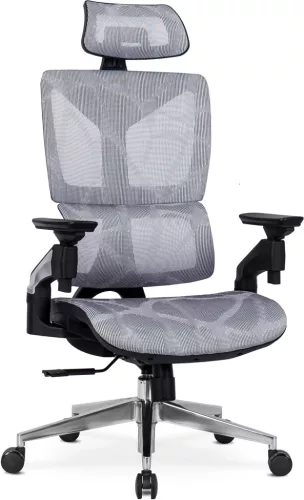Scaun rotativ ergonomic, culoare gri MARTIN