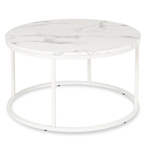 Masă culoare marmură albă AGNES MAX