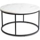 Masă culoare marmură albă/negru CONNY MAX