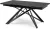 Masă extensibilă ceramică 160–240 cm, culoare marmură neagră MAXIME