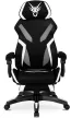 Scaun gaming rotativ culoare negru/alb MAXIMO