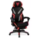 Scaun gaming rotativ culoare negru/roșu MAXIMO