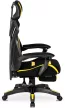 Scaun gaming rotativ culoare negru/galben MAXIMO