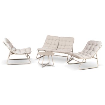 Set mobilier de grădină bej – MEGARA