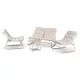 Set mobilier de grădină bej – MEGARA