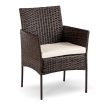 Set mobilier de grădină maro/bej – MISSISIPI