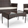 Set mobilier de grădină maro/bej – MISSISIPI