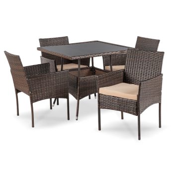 Set mobilier de grădină maro/bej – MORADO