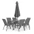 Set mobilier de grădină NEBRASKA negru
