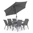 Set mobilier de grădină NEBRASKA negru