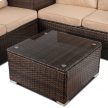 Set mobilier de grădină maro/bej – NEGRO