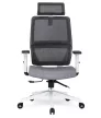 Scaun rotativ ergonomic, culoare gri NICKI