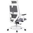 Scaun rotativ ergonomic, culoare gri NICKI