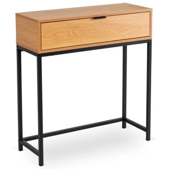 Măsuță toaletă PETRA stejar/negru