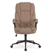 Scaun rotativ culoare bej, tapițerie piele ecologică PHONIX