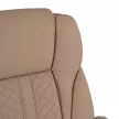 Scaun rotativ culoare bej, tapițerie piele ecologică PHONIX