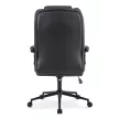 Scaun rotativ culoare negru, tapițerie piele ecologică PHONIX