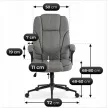 Scaun rotativ culoare gri PHONIX
