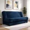 Set de canapele PIANO din 2 piese, canapea pentru două persoane, albastru închis