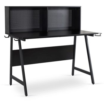 Birou gaming 138,5 cm, finisaj negru ROLL